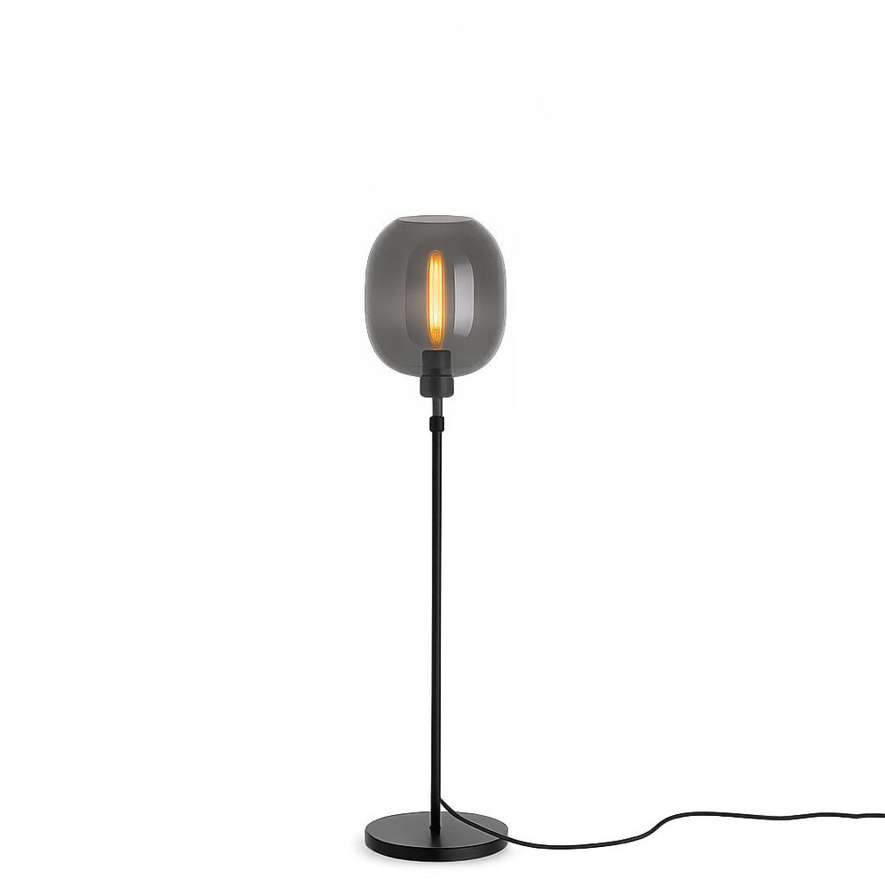 Highlight Stehleuchte Bellini H 134-190 cm rauch schwarz Highlight Stehleuchte Bellini H 134-190 cm rauch schwarz