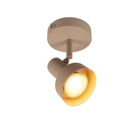 Freelight Spot Lunata 1 Licht Ø 10 cm beige