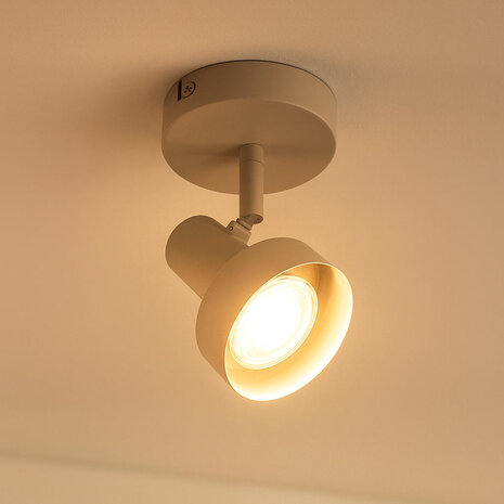 Freelight Spot Lunata 1 Licht Ø 10 cm beige Freelight Spot Lunata 1 Licht Ø 10 cm beige