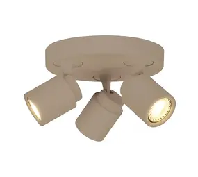 Freelight Spot Razza 3 Licht Ø 21 cm GU10 beige Freelight Spot Razza 3 Licht Ø 21 cm GU10 beige