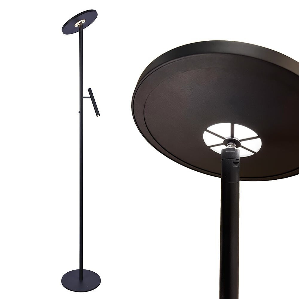 Freelight Stehleuchte Stanza 2 Licht H 180 cm schwarz Freelight Stehleuchte Stanza 2 Licht H 180 cm schwarz