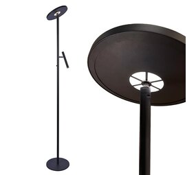 Freelight Stehleuchte Stanza 2 Licht H 180 cm schwarz