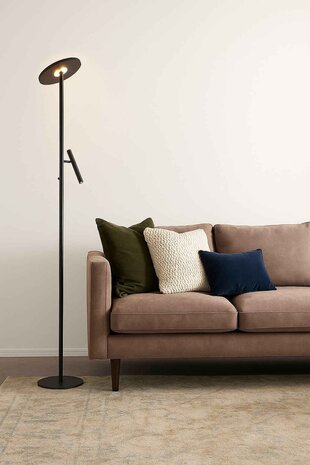 Freelight Stehleuchte Stanza 2 Licht H 180 cm schwarz Freelight Stehleuchte Stanza 2 Licht H 180 cm schwarz