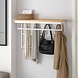Ylumen Garderobenständer Wesly B 80 cm H 42 cm Holz weiß Ylumen Garderobenständer Wesly B 80 cm H 42 cm Holz weiß