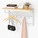 Ylumen Garderobenständer Wesly B 80 cm H 42 cm Holz weiß Ylumen Garderobenständer Wesly B 80 cm H 42 cm Holz weiß