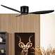 Freelight Deckenventilator Brezza Ø 132 cm schwarz Freelight Deckenventilator Brezza Ø 132 cm schwarz