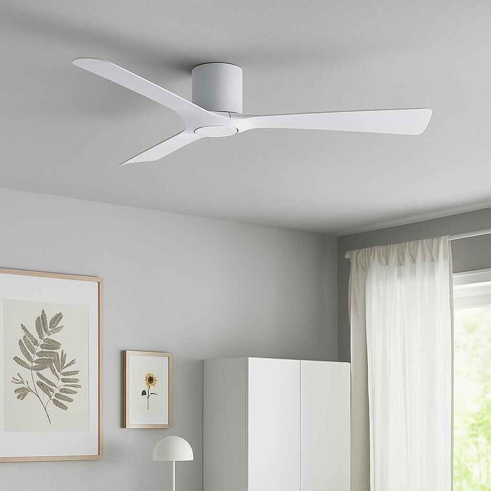 Freelight Deckenventilator Storm WIFI Ø 132 cm geräuschlos weiß Freelight Deckenventilator Storm WIFI Ø 132 cm geräuschlos weiß
