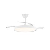 CristalRecord Deckenventilator Polaris Ø 106 cm weiß