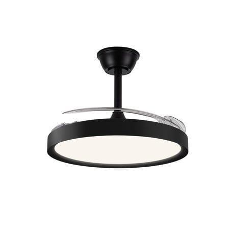 CristalRecord Deckenventilator Polaris Ø 106 cm schwarz