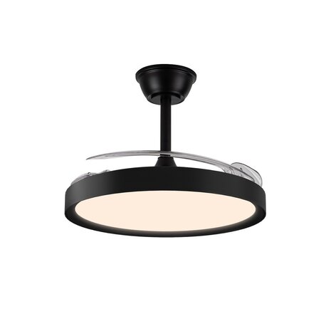 CristalRecord Deckenventilator Polaris Ø 106 cm schwarz