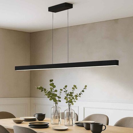 Freelight Hängeleuchte Traiano L 140 cm schwarz