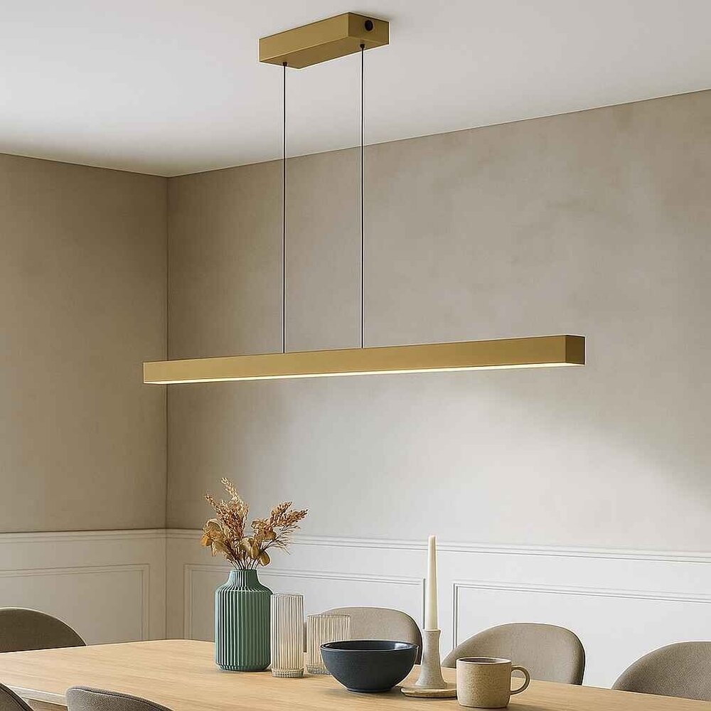 Freelight Hängeleuchte Traiano L 120 cm Bronze