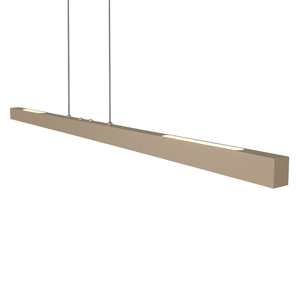 Freelight Hängeleuchte Traiano L 140 cm beige
