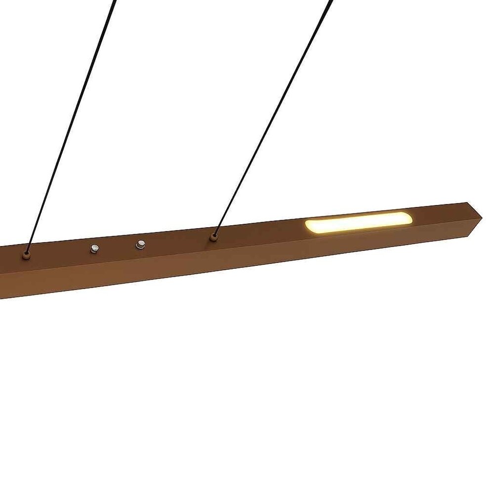 Freelight Hängeleuchte Traiano L 140 cm Bronze
