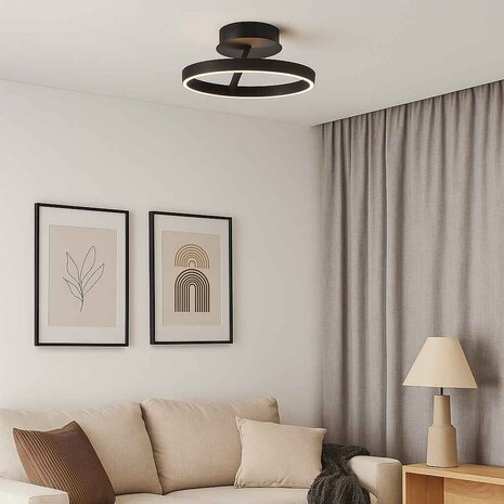 Freelight Deckenleuchte Pilota Ø 40 cm schwarz Freelight Deckenleuchte Pilota Ø 40 cm schwarz