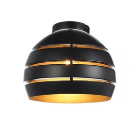 Freelight Deckenleuchte Djarin Ø 28 cm schwarz gold Freelight Deckenleuchte Djarin Ø 28 cm schwarz gold