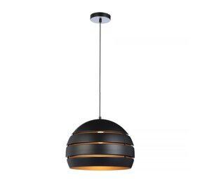 Freelight Hängeleuchte Djarin Ø 40 cm Schwarz Gold Freelight Hängeleuchte Djarin Ø 40 cm Schwarz Gold