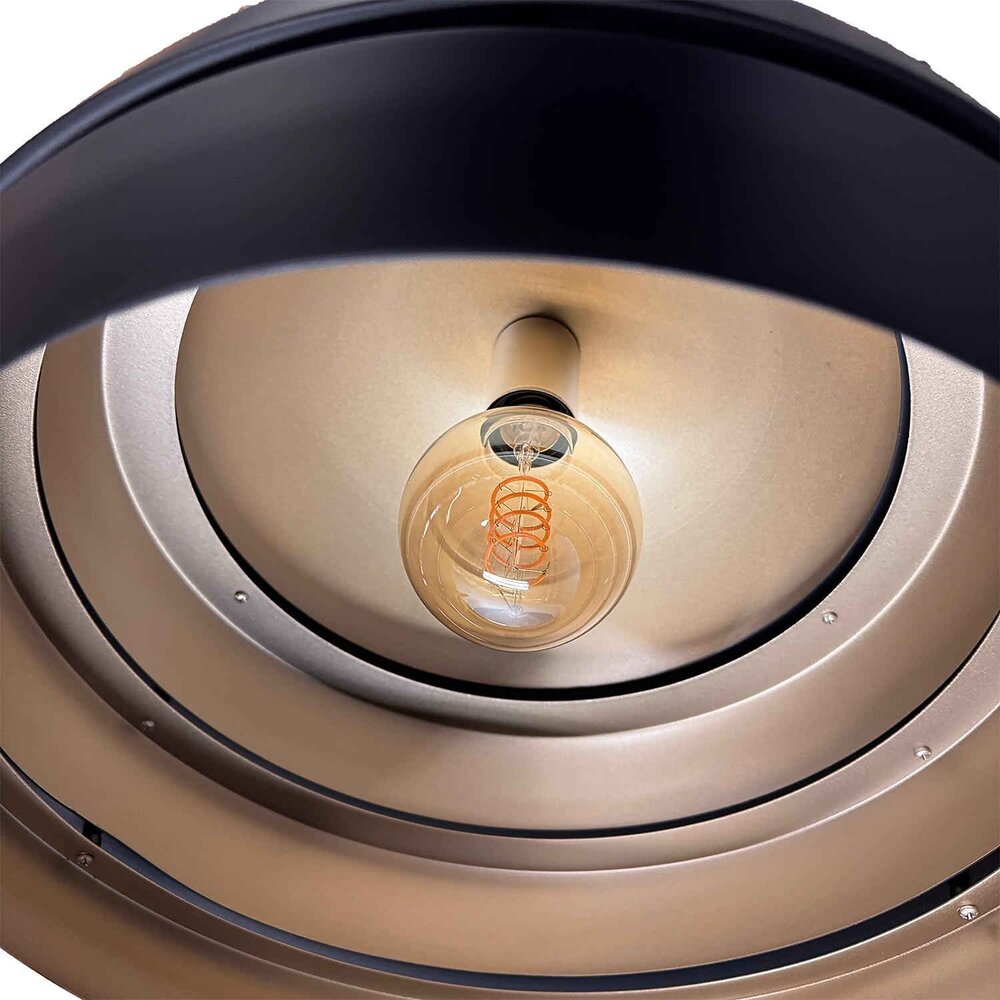 Freelight Hängeleuchte Djarin Ø 40 cm Schwarz Gold Freelight Hängeleuchte Djarin Ø 40 cm Schwarz Gold