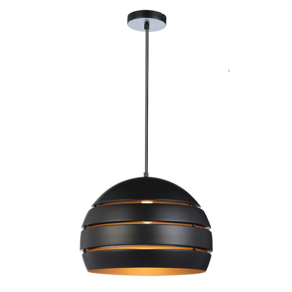 Freelight Hängeleuchte Djarin Ø 48 cm Schwarz Gold Freelight Hängeleuchte Djarin Ø 48 cm Schwarz Gold