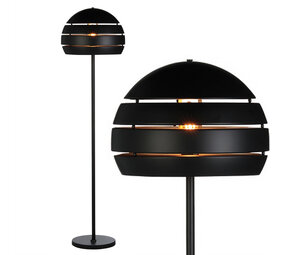 Freelight Stehleuchte Djarin H 150 cm Schwarz Gold Freelight Stehleuchte Djarin H 150 cm Schwarz Gold