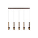 Lucide MARGARY - 2nd chance Pendelleuchte - LED Dimb. - 5x4,2W 2700K - Kaffee Lucide MARGARY - 2nd chance Pendelleuchte - LED Dimb. - 5x4,2W 2700K - Kaffee