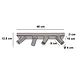 Highlight Spot Eliano 4-Licht L 48 cm Schwarz Matt Chrom Highlight Spot Eliano 4-Licht L 48 cm Schwarz Matt Chrom