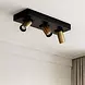 Highlight Spot Eliano 3-Licht L 36 cm schwarz bronze Highlight Spot Eliano 3-Licht L 36 cm schwarz bronze