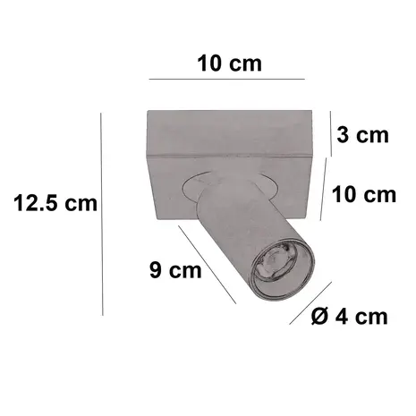 Highlight Spot Eliano 1 Licht schwarz bronze