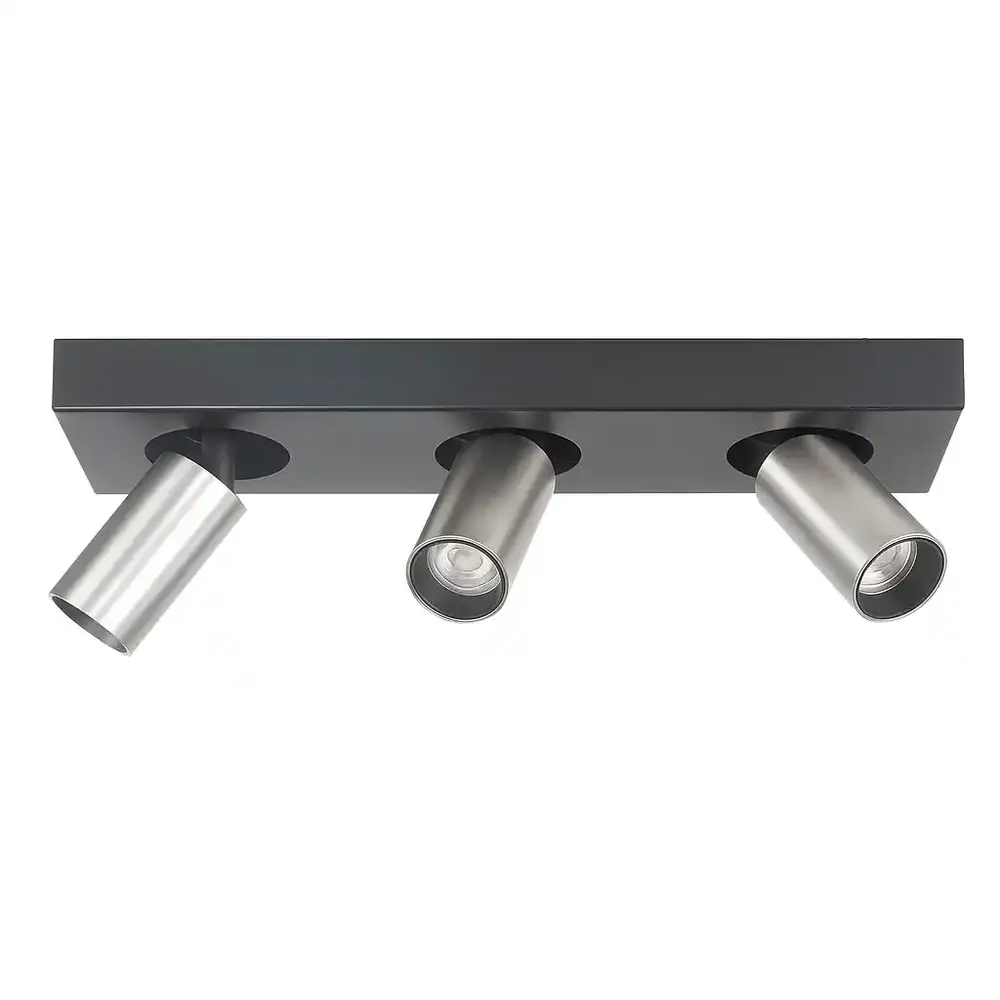 Highlight Spot Eliano 3-Licht L 36 cm Schwarz Matt Chrom