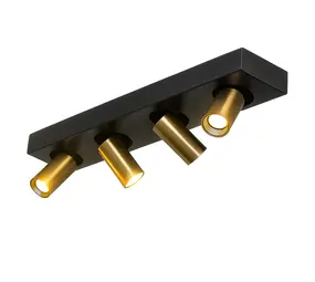 Highlight Spot Eliano 4-Licht L 48 cm schwarz bronze Highlight Spot Eliano 4-Licht L 48 cm schwarz bronze