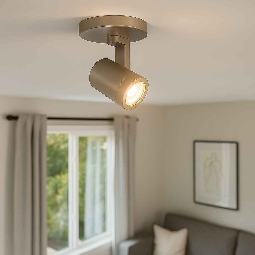 Highlight Spot HALO 1 Leuchte Chrom matt Highlight Spot HALO 1 Leuchte Chrom matt