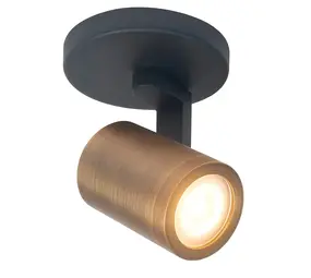 Highlight Spot HALO 1 Licht bronze schwarz Highlight Spot HALO 1 Licht bronze schwarz