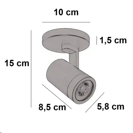 Highlight Spot HALO 1 Licht bronze Highlight Spot HALO 1 Licht bronze