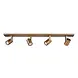 Highlight Spot HALO 4-Licht-Balken L 91 cm bronze Highlight Spot HALO 4-Licht-Balken L 91 cm bronze
