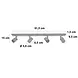 Highlight Spot HALO 4-Licht-Balken L 91 cm bronze Highlight Spot HALO 4-Licht-Balken L 91 cm bronze