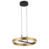 Freelight Livello Pendelleuchte Ø 40 cm Schwarz Gold Freelight Livello Pendelleuchte Ø 40 cm Schwarz Gold