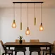 Freelight Hängeleuchte Dorato 5 Licht L120 cm Schwarz Gold Freelight Hängeleuchte Dorato 5 Licht L120 cm Schwarz Gold
