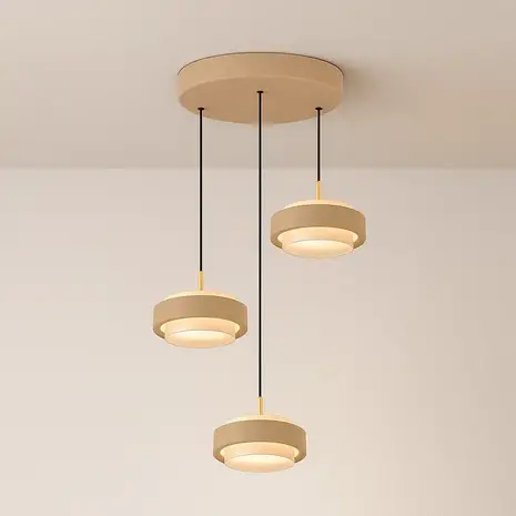 Freelight Hängeleuchte Puleggia 3-Licht Ø 33 cm comfort lift beige Freelight Hängeleuchte Puleggia 3-Licht Ø 33 cm comfort lift beige