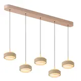 Freelight Hängeleuchte Puleggia 5 Licht L 120 cm comfort lift beige Freelight Hängeleuchte Puleggia 5 Licht L 120 cm comfort lift beige