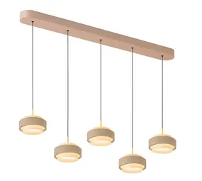 Freelight Hängeleuchte Puleggia 5 Licht L 120 cm comfort lift beige Freelight Hängeleuchte Puleggia 5 Licht L 120 cm comfort lift beige