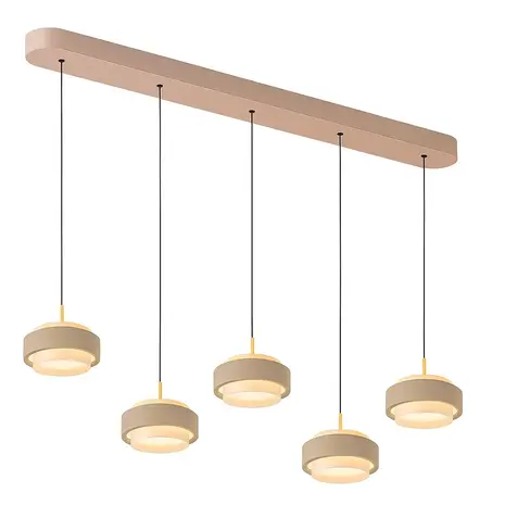 Freelight Hängeleuchte Puleggia 5 Licht L 120 cm comfort lift beige Freelight Hängeleuchte Puleggia 5 Licht L 120 cm comfort lift beige