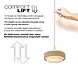 Freelight Hängeleuchte Puleggia 3-Licht L 90 cm comfort lift beige Freelight Hängeleuchte Puleggia 3-Licht L 90 cm comfort lift beige