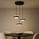 Freelight Hängeleuchte Puleggia 3-Licht Ø 33 cm comfort lift schwarz Freelight Hängeleuchte Puleggia 3-Licht Ø 33 cm comfort lift schwarz