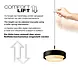Freelight Hängeleuchte Puleggia 3-Licht Ø 33 cm comfort lift schwarz Freelight Hängeleuchte Puleggia 3-Licht Ø 33 cm comfort lift schwarz