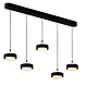 Freelight Hängeleuchte Puleggia 5-Licht L 120 cm comfort lift schwarz Freelight Hängeleuchte Puleggia 5-Licht L 120 cm comfort lift schwarz
