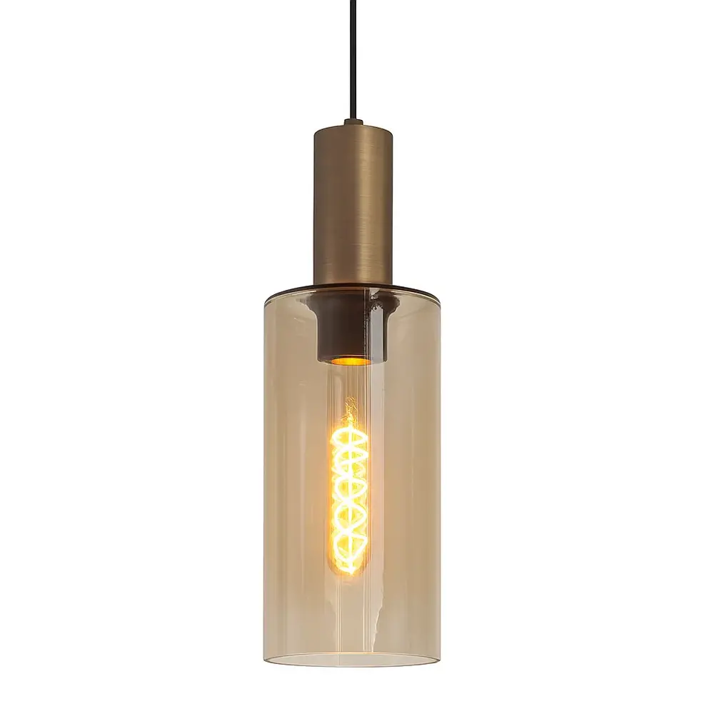 Highlight Hängeleuchte Perugia 2+1 Lichter Ø 40 cm schwarz bernstein Highlight Hängeleuchte Perugia 2+1 Lichter Ø 40 cm schwarz bernstein