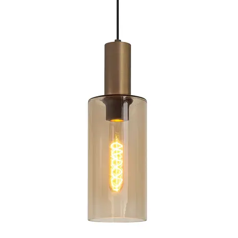 Highlight Hängeleuchte Perugia 2+1 Lichter Ø 40 cm schwarz bernstein Highlight Hängeleuchte Perugia 2+1 Lichter Ø 40 cm schwarz bernstein