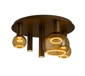 Ztahl Deckenleuchte Riva 5-Licht Ø 50 cm platin Ztahl Deckenleuchte Riva 5-Licht Ø 50 cm platin