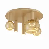 Ztahl Deckenleuchte Riva 5-Licht Ø 50 cm Quarz Ztahl Deckenleuchte Riva 5-Licht Ø 50 cm Quarz