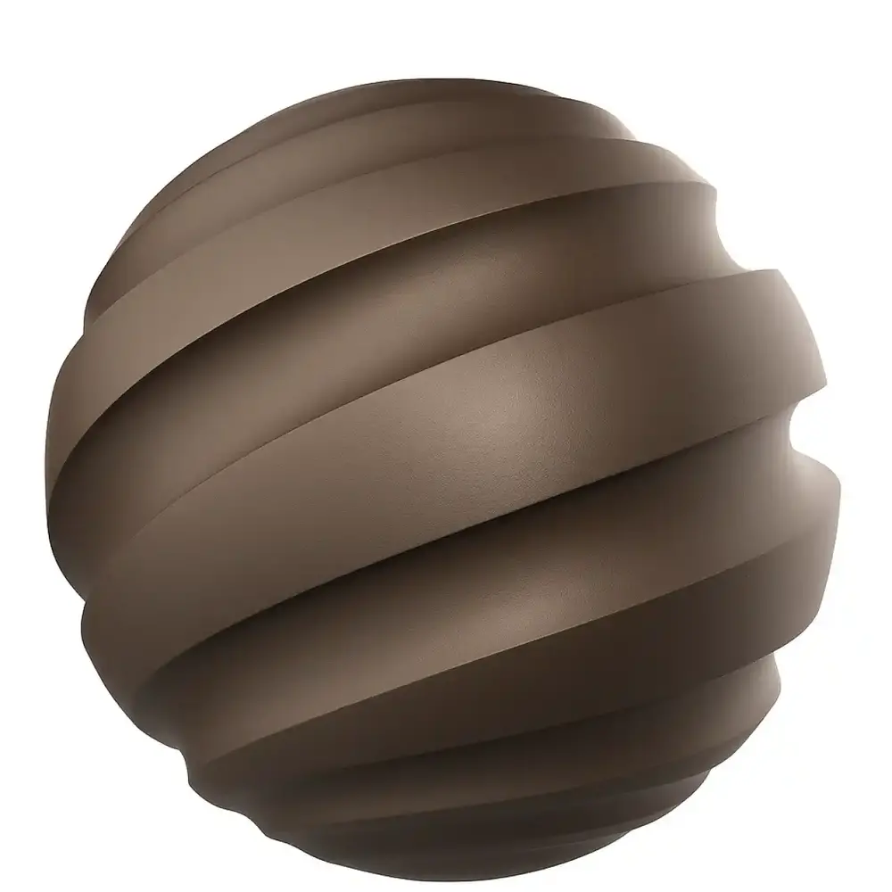 Ztahl Deckenleuchte Riva 3-Licht Ø 35 cm platin